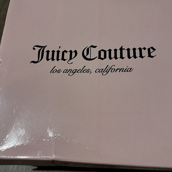 Juicy Couture Womens Red Croco JC-Tommi Boots With Gold Chain Detail & Logo 7.5 - Picture 5 of 11